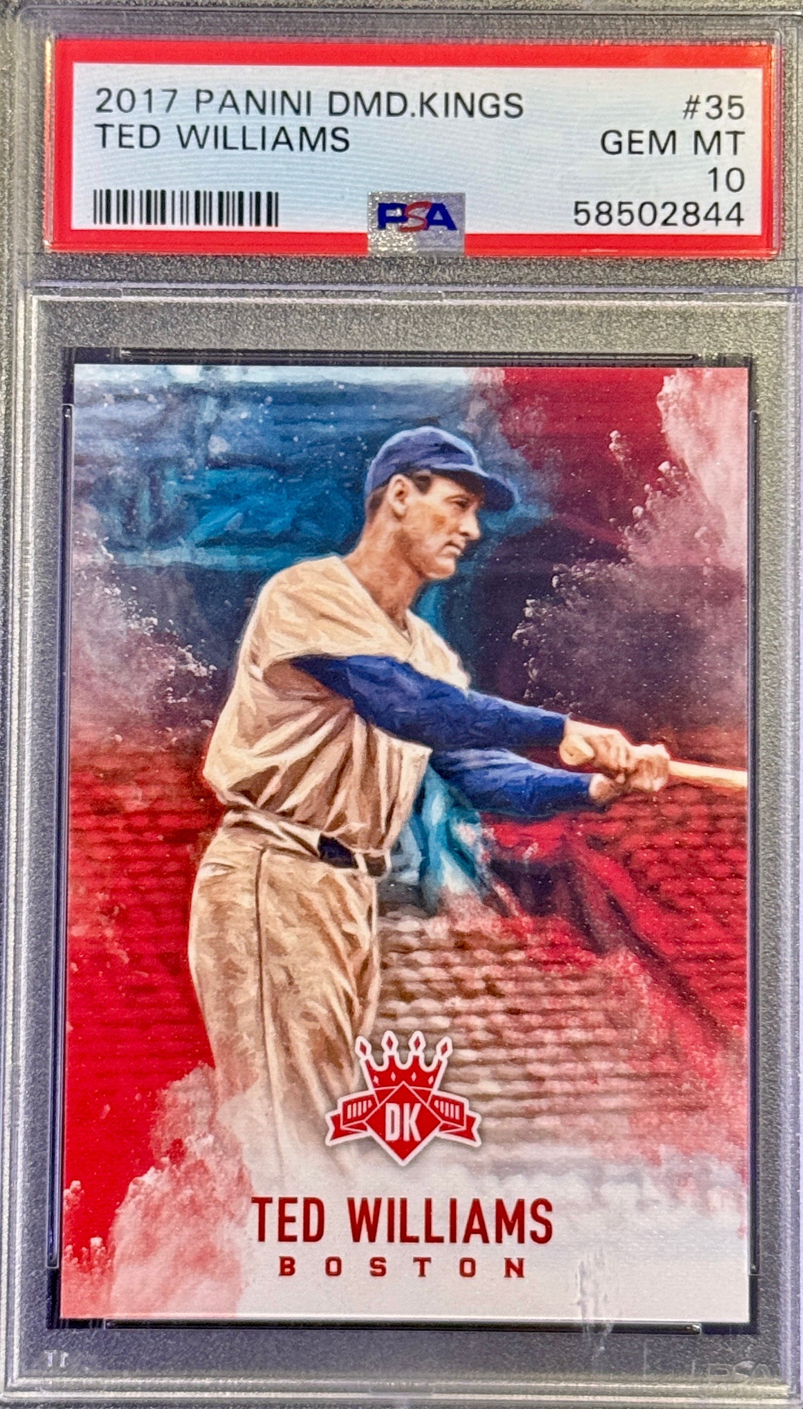 2008 Topps Heritage National Convention VIP Ted Williams #1 PSA 9