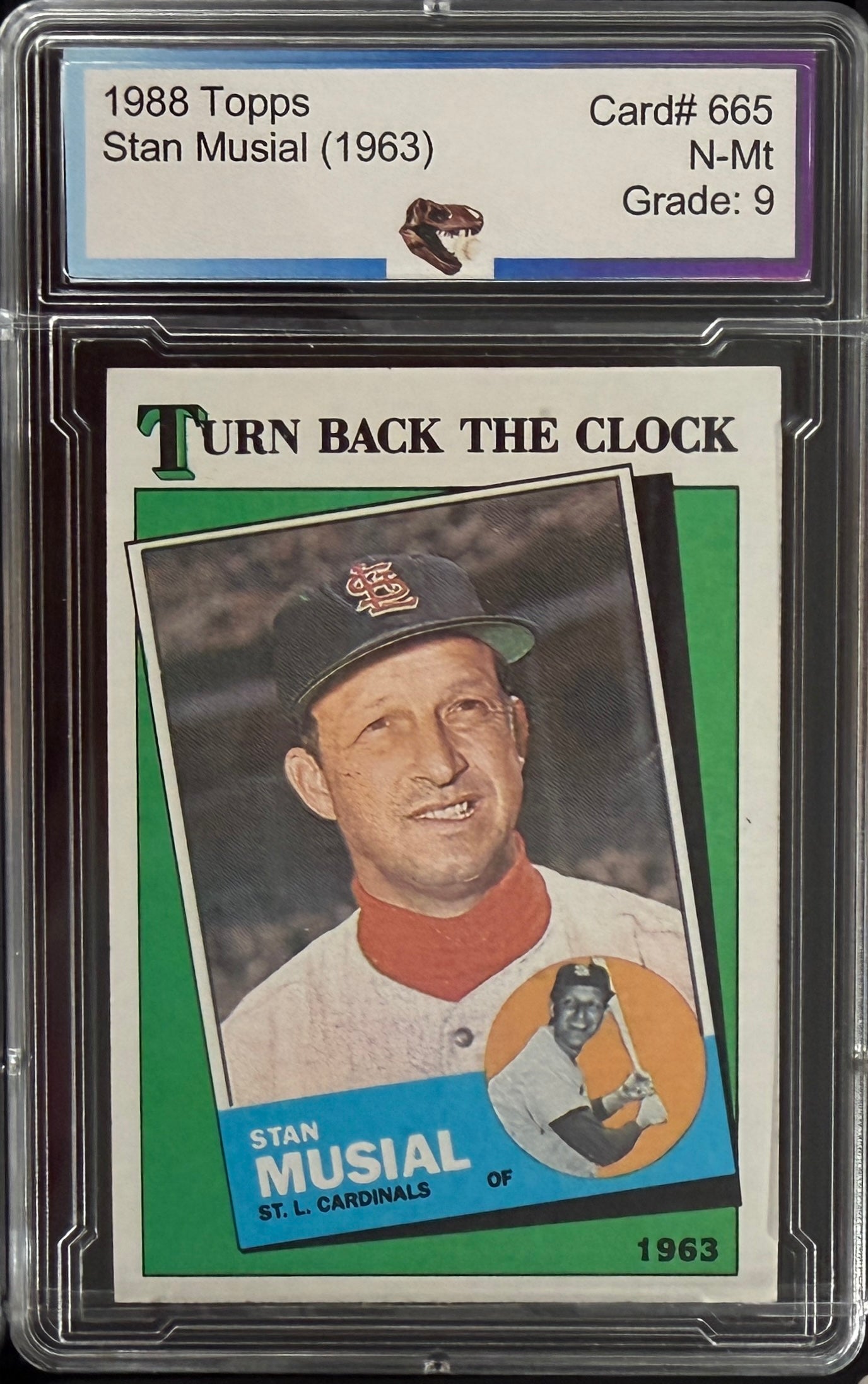1988 Topps Stan Musial (1963) #665• Turn Back The Clock, N-MT