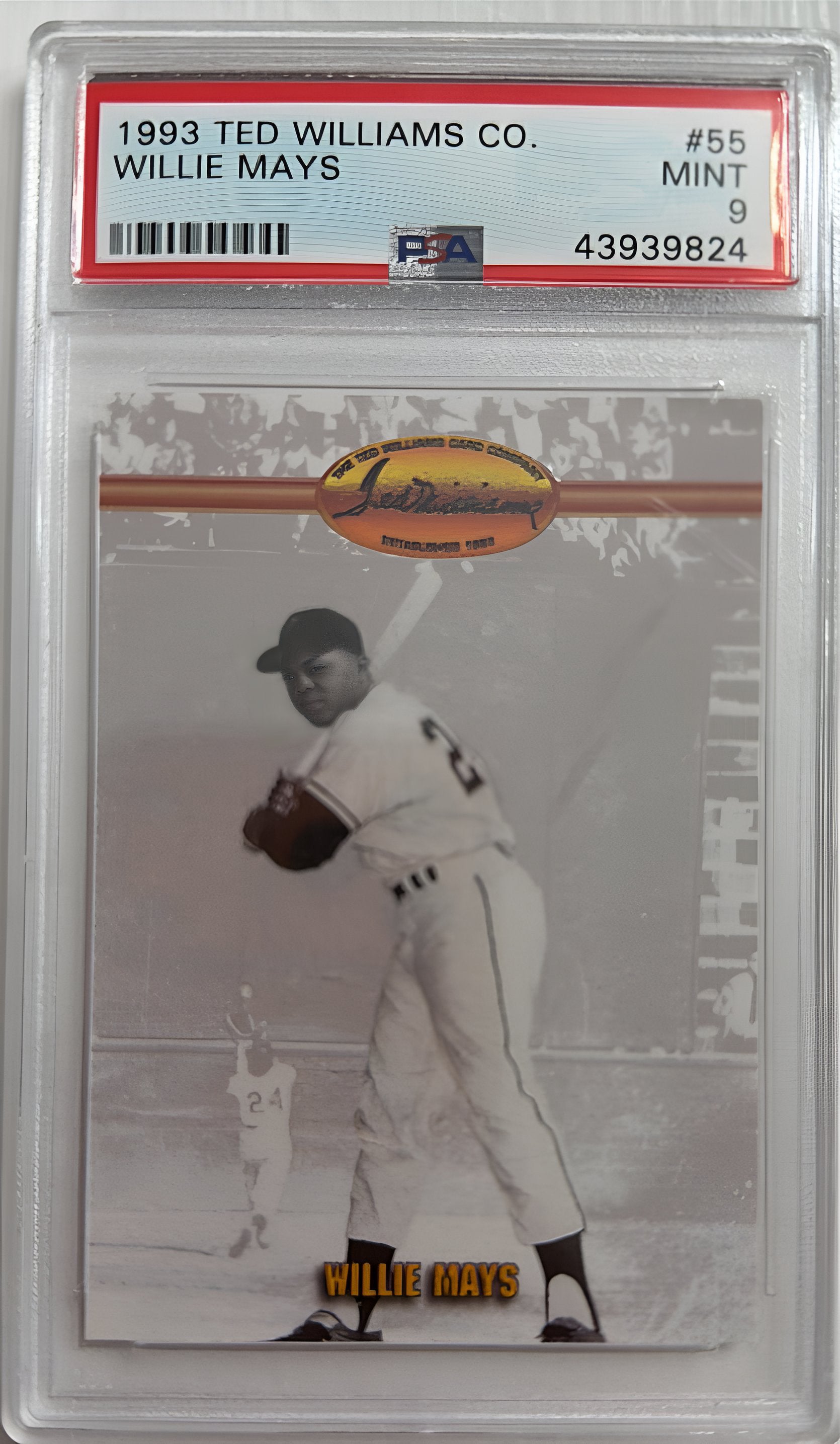 Willie Mays 1993 Ted Williams Card Company #55 PSA 9 HOF