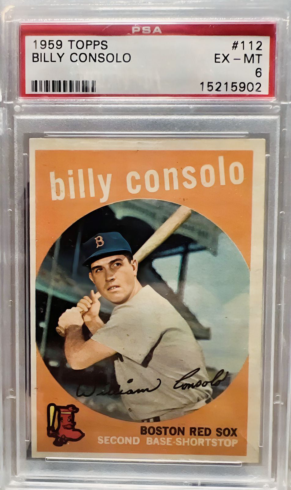 1959 Topps - Billy Consolo #112 PSA 6