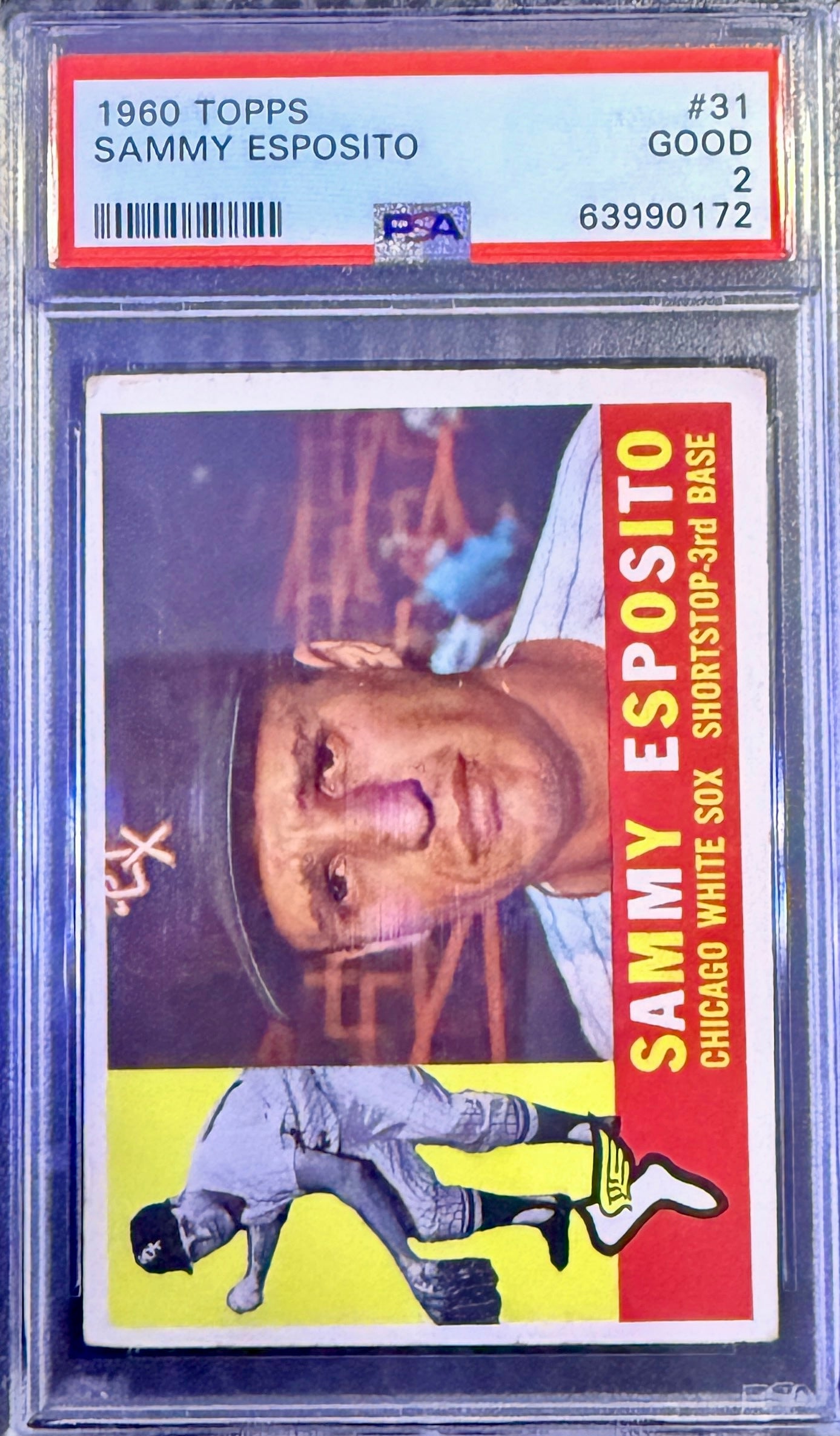 1960 Topps Sammy Esposito #31 Chicago White Sox PSA
