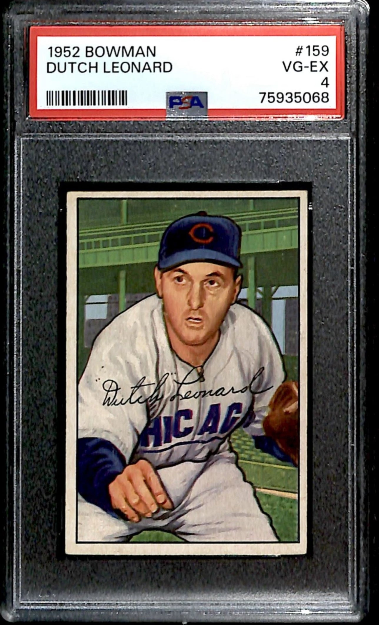 1952 Bowman Dutch Leonard PSA 4