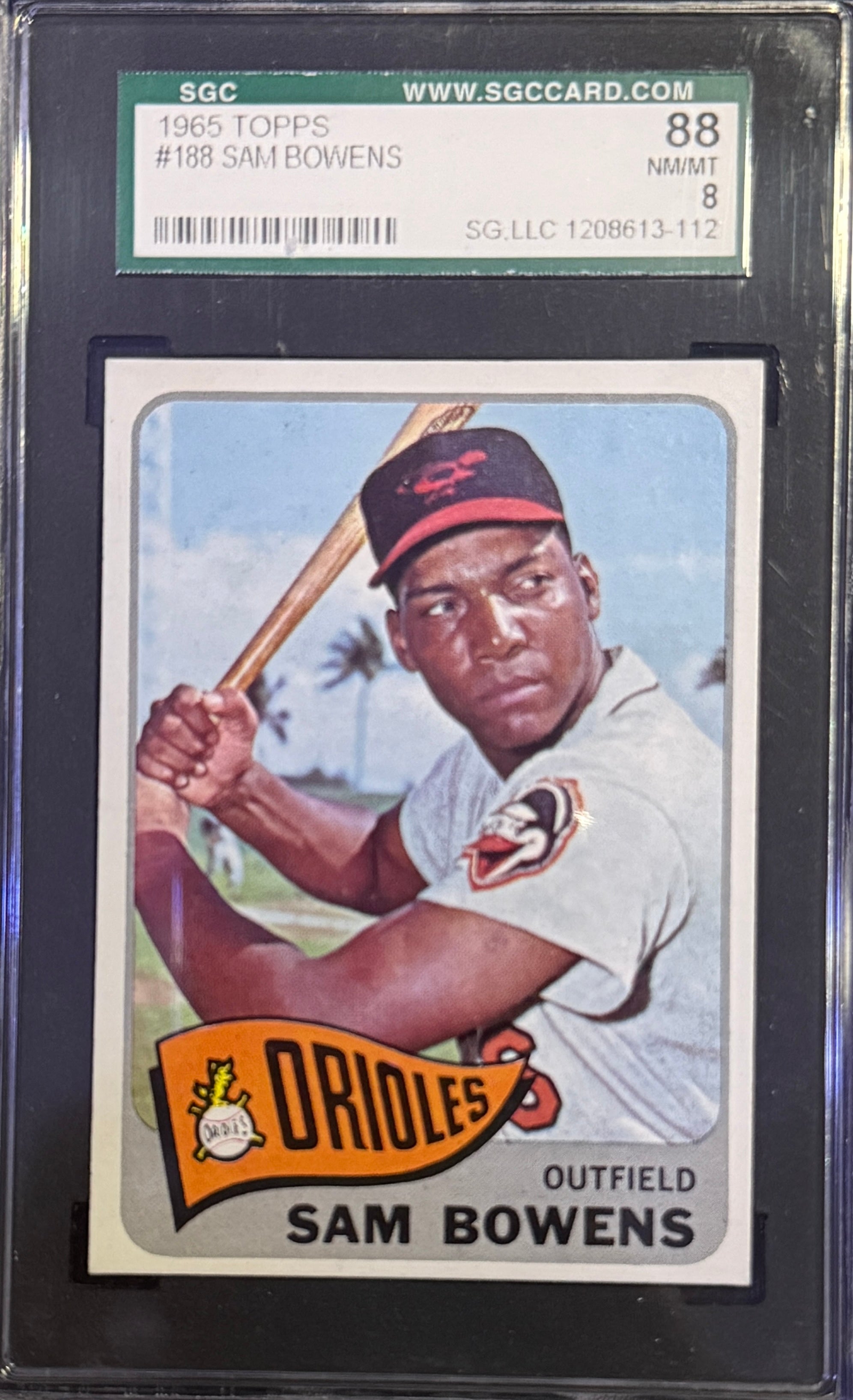 1965 Topps Baseball #188 Sam Bowens