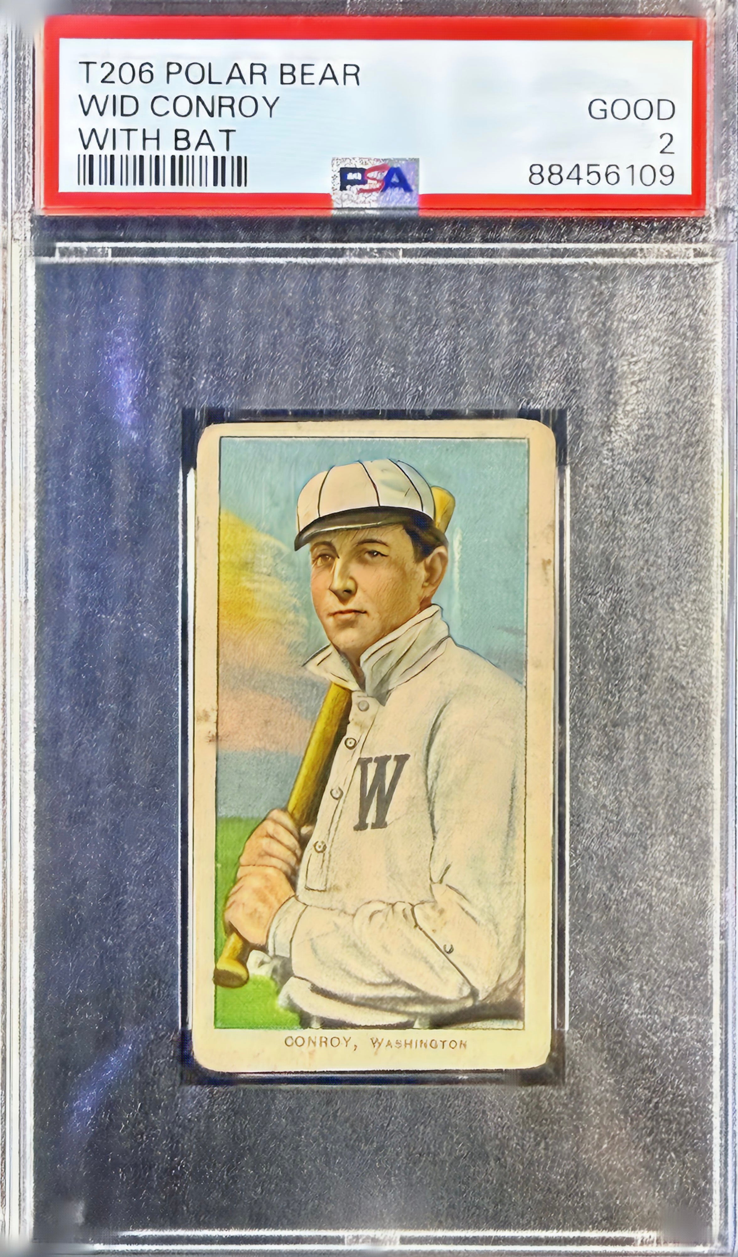 T206 Wid Conroy PSA 2.0 Polar Bear back