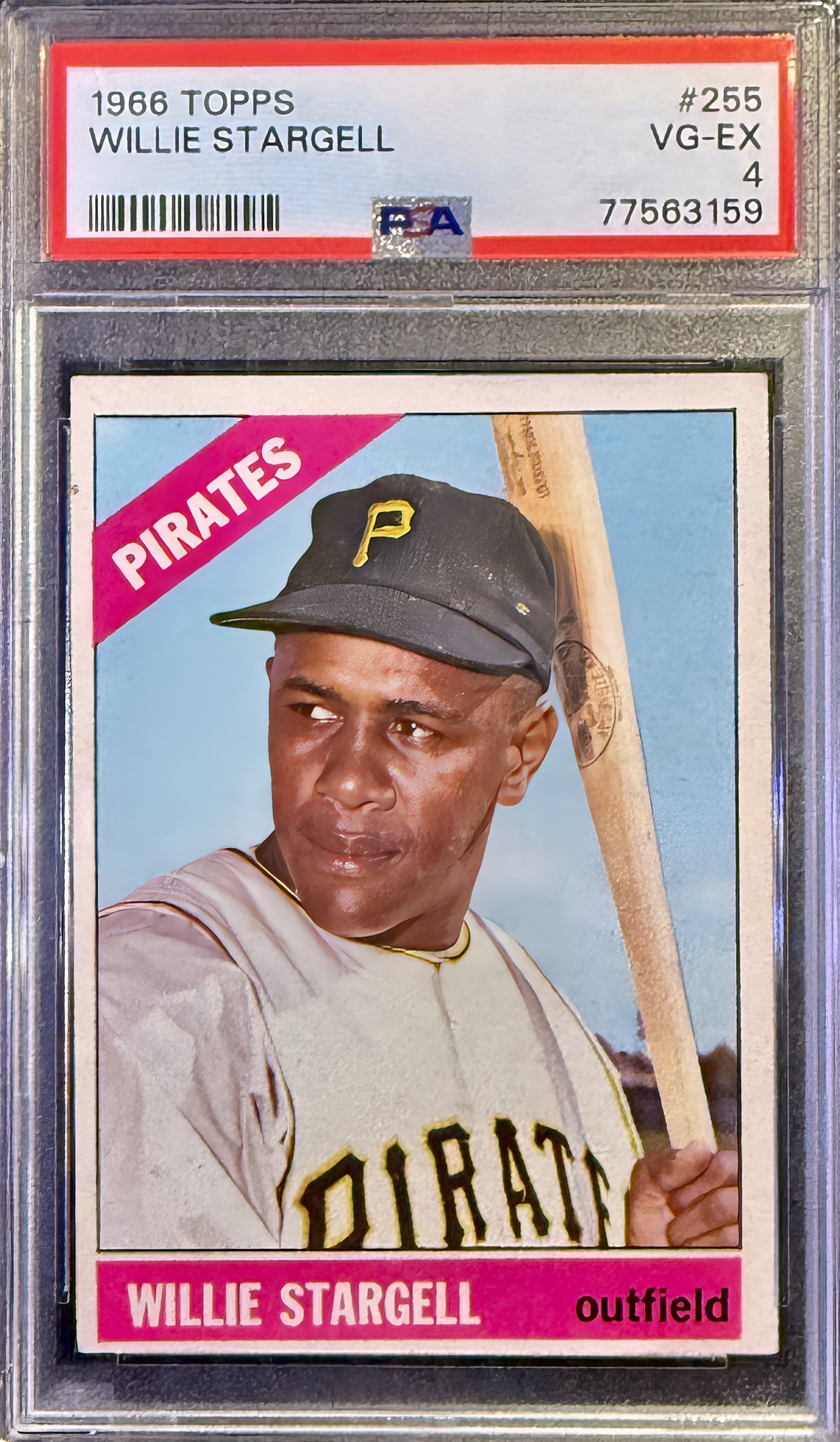 1966 Topps #255 Willie Stargell HOF PSA 4