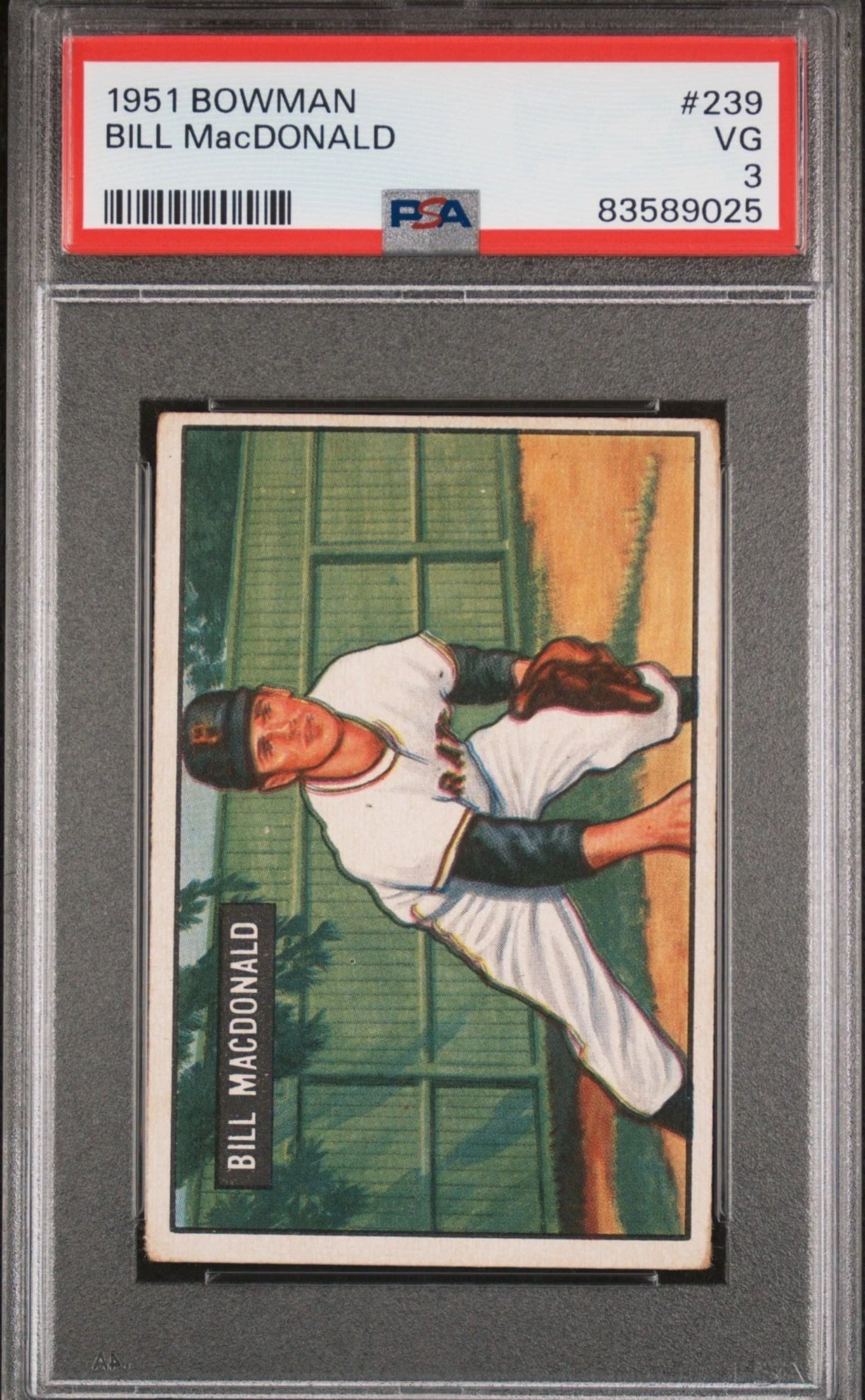 1951 Bowman Bill MacDonald PSA 3