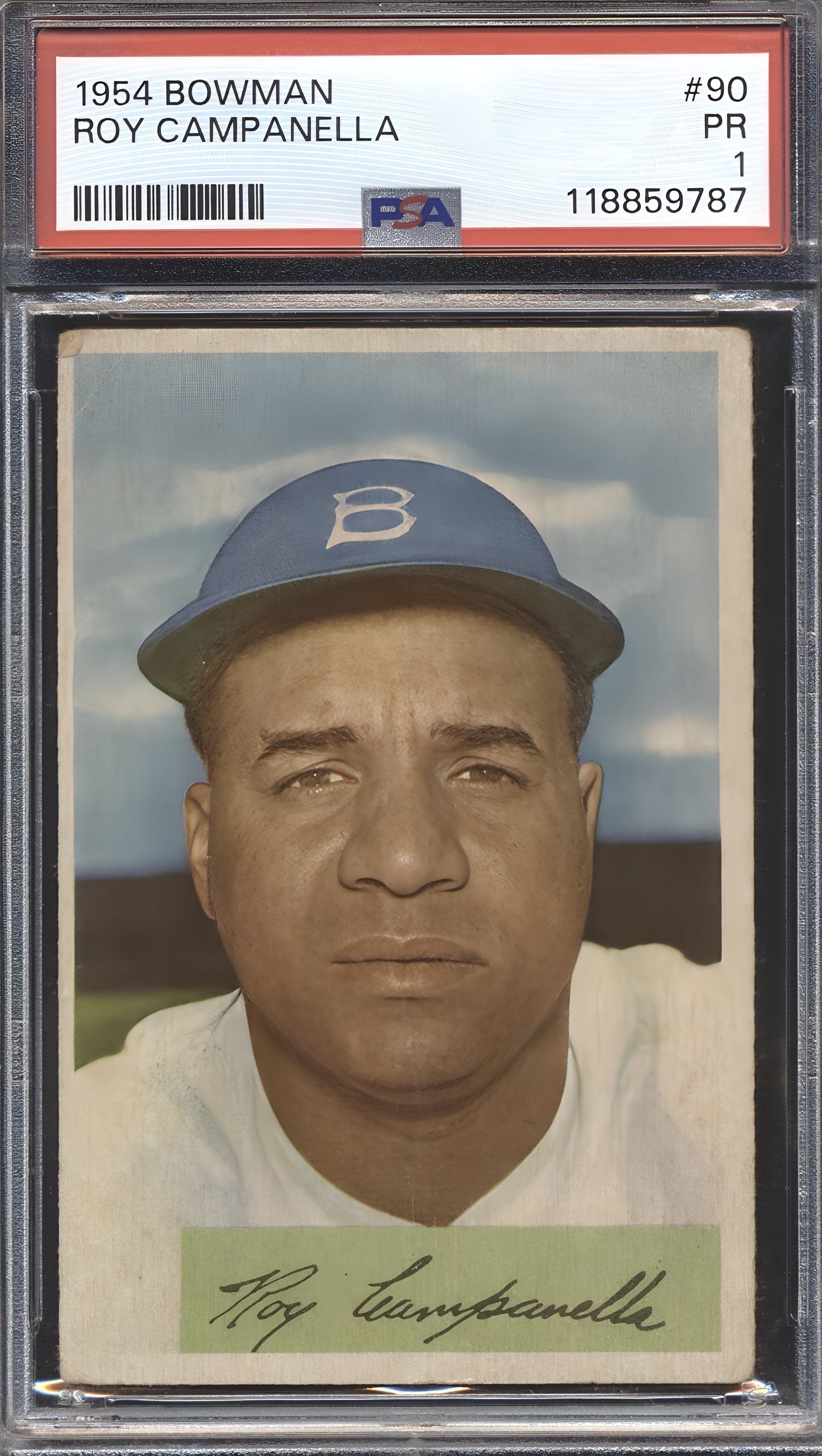 1954 Bowman Baseball Roy Campanella #90 PSA 1 BROOKLYN DODGERS HOF