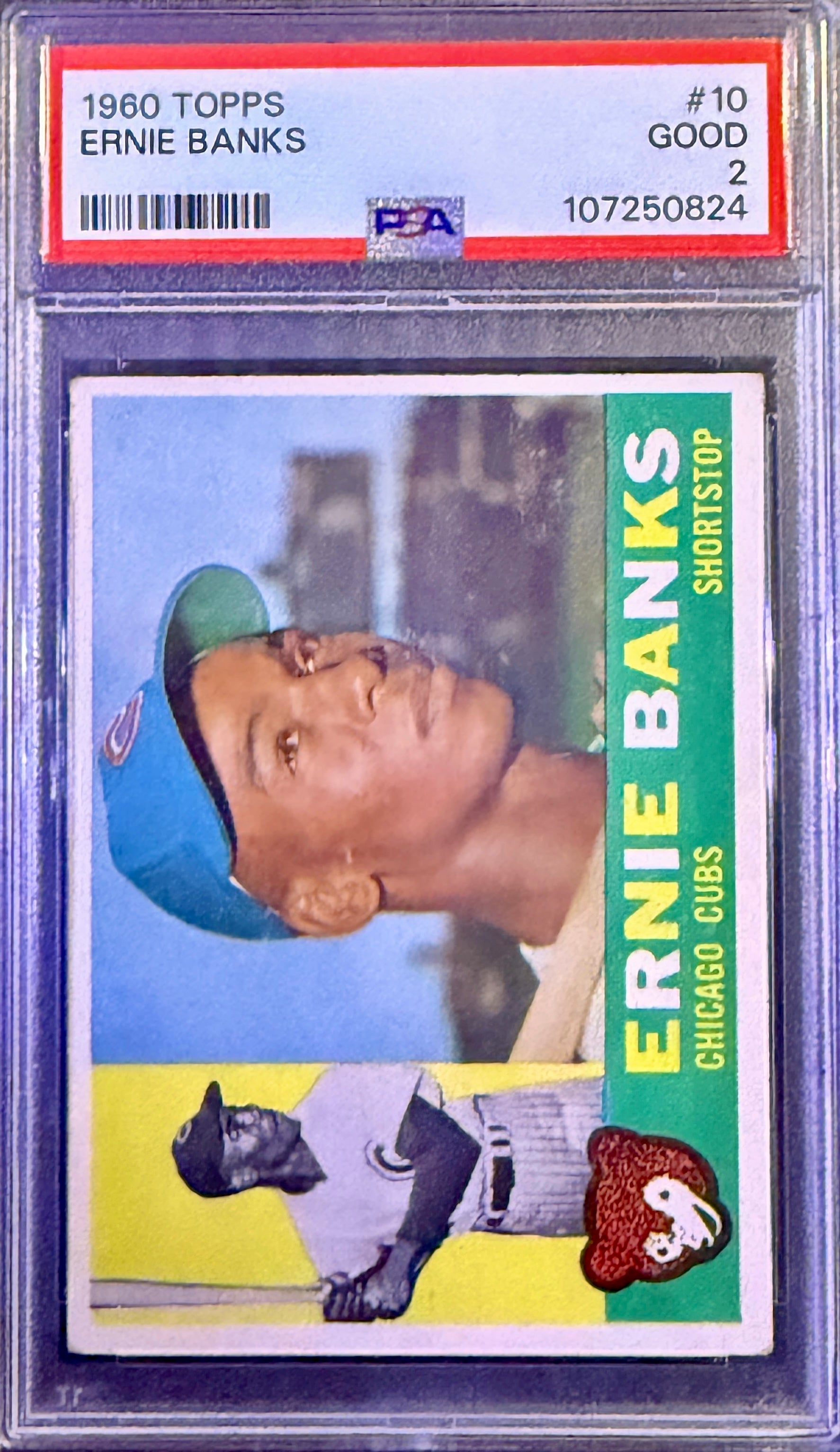 1960 Topps Ernie Banks  PSA 2