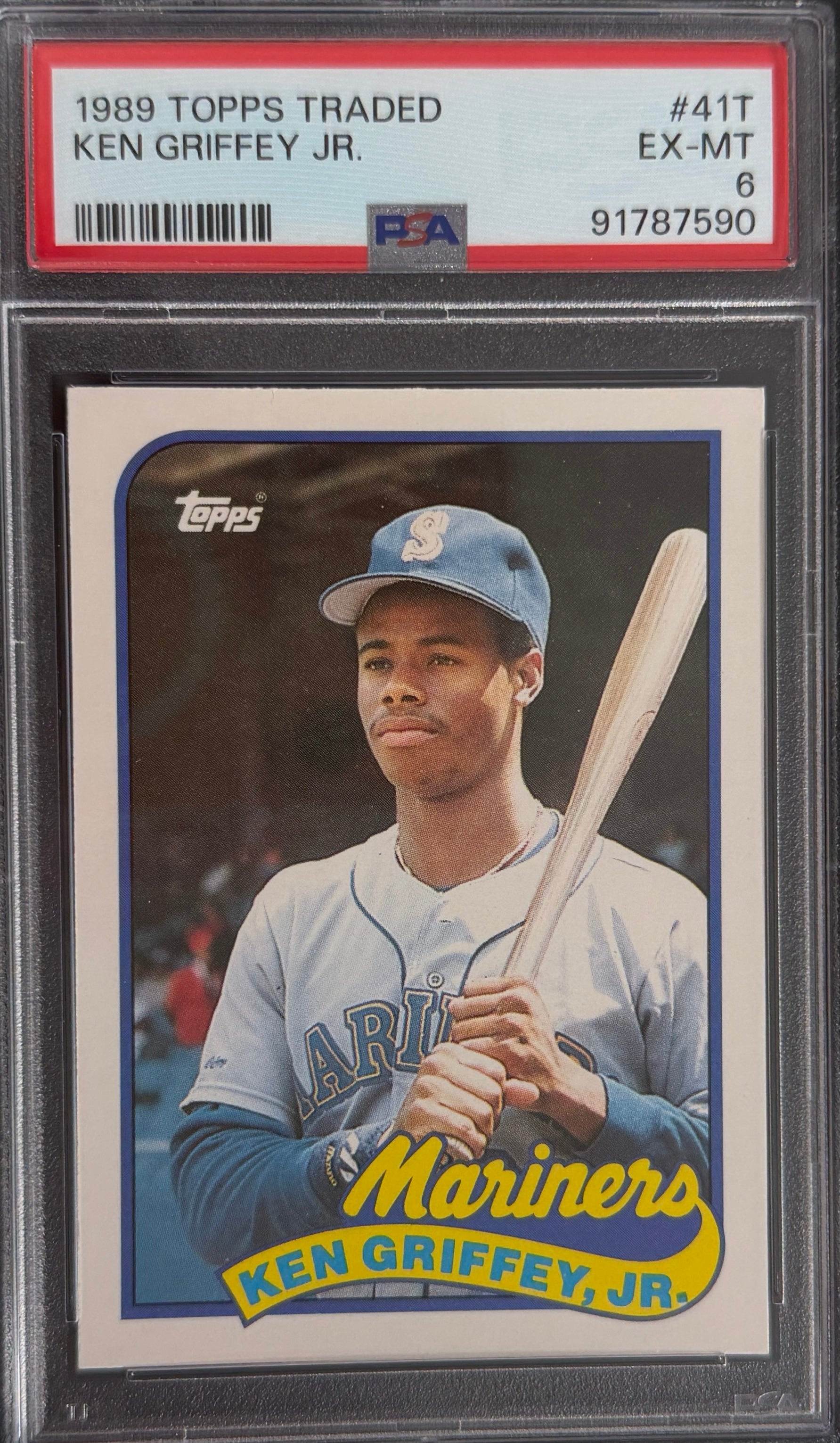 1989 Topps Traded Ken Griffey Jr #41T• PSA 6