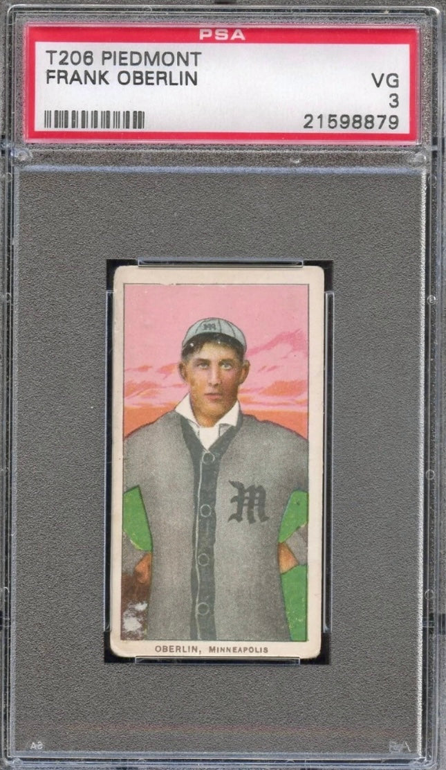 T206 Frank Oberlin ~~ PSA 3 ~~ Piedmont