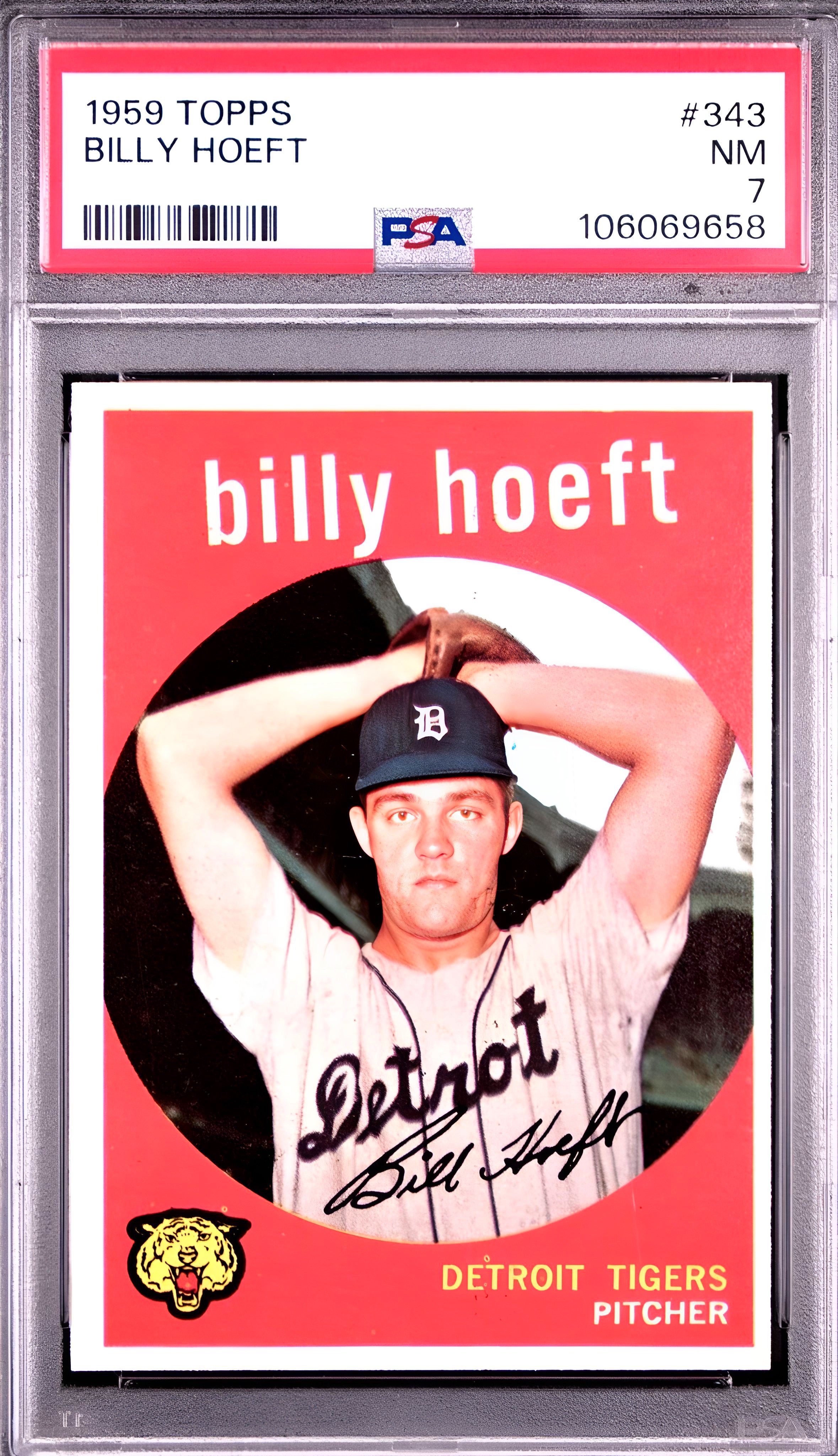 1959 Topps - Billy Hoeft #343 PSA 7