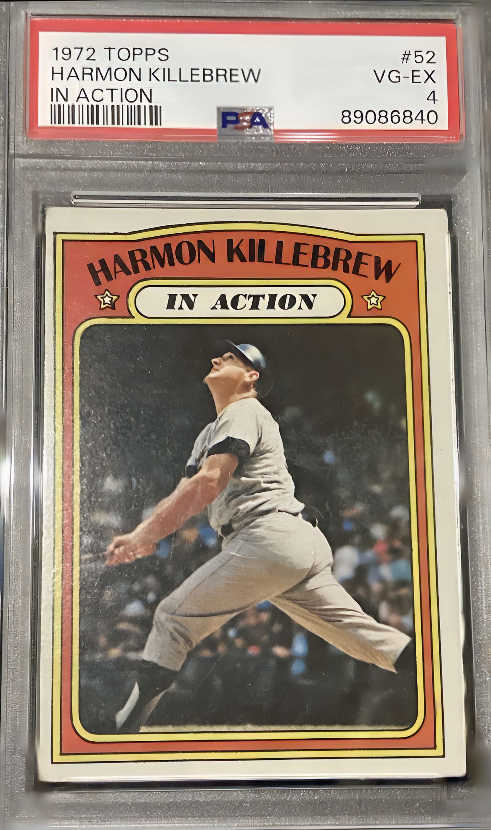 1972 Topps - Harmon Killebrew #52 PSA 4