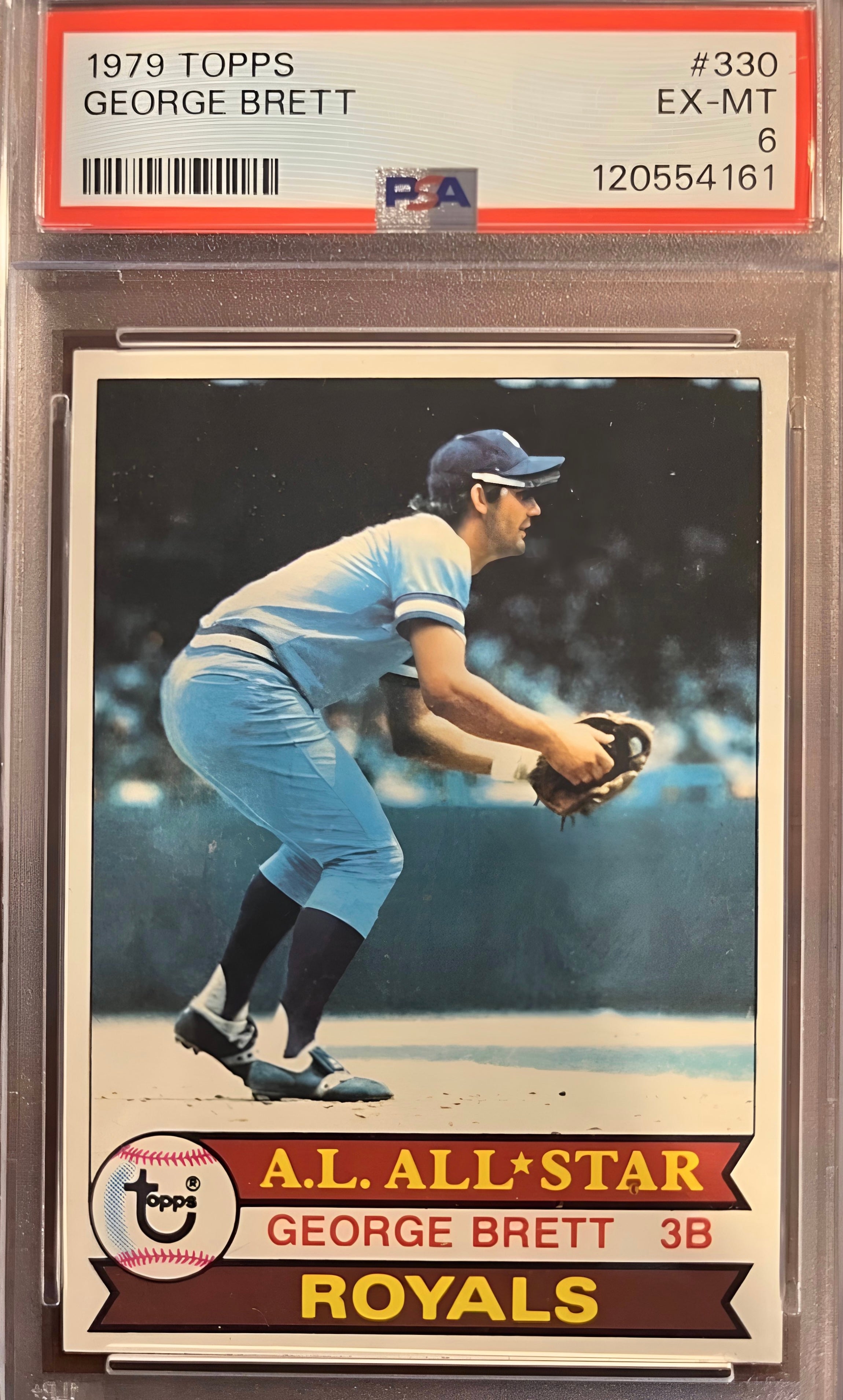 1979 Topps Baseball George Brett #330 PSA 6 EX-MT