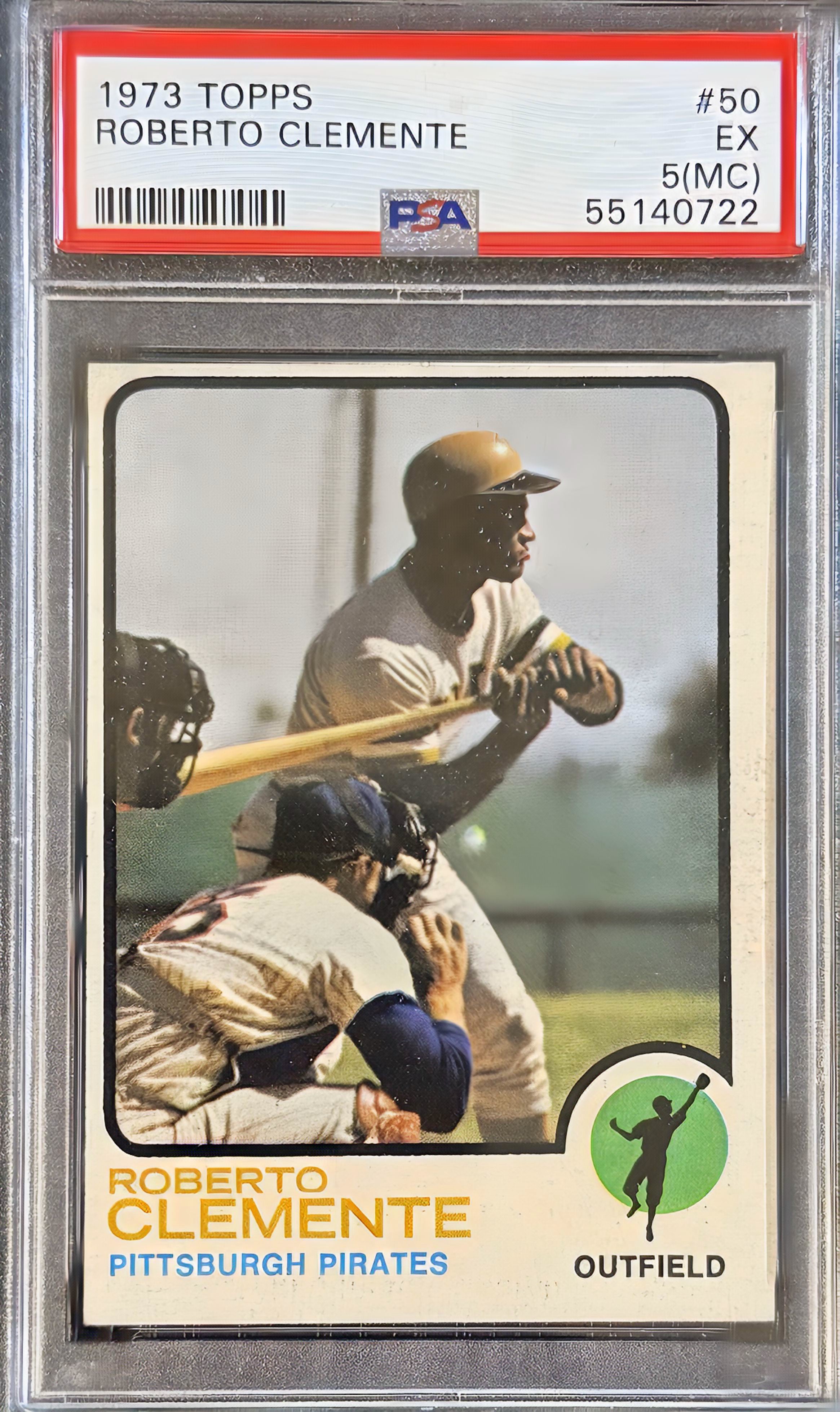 1973 Topps Roberto Clemente #50 PSA 5