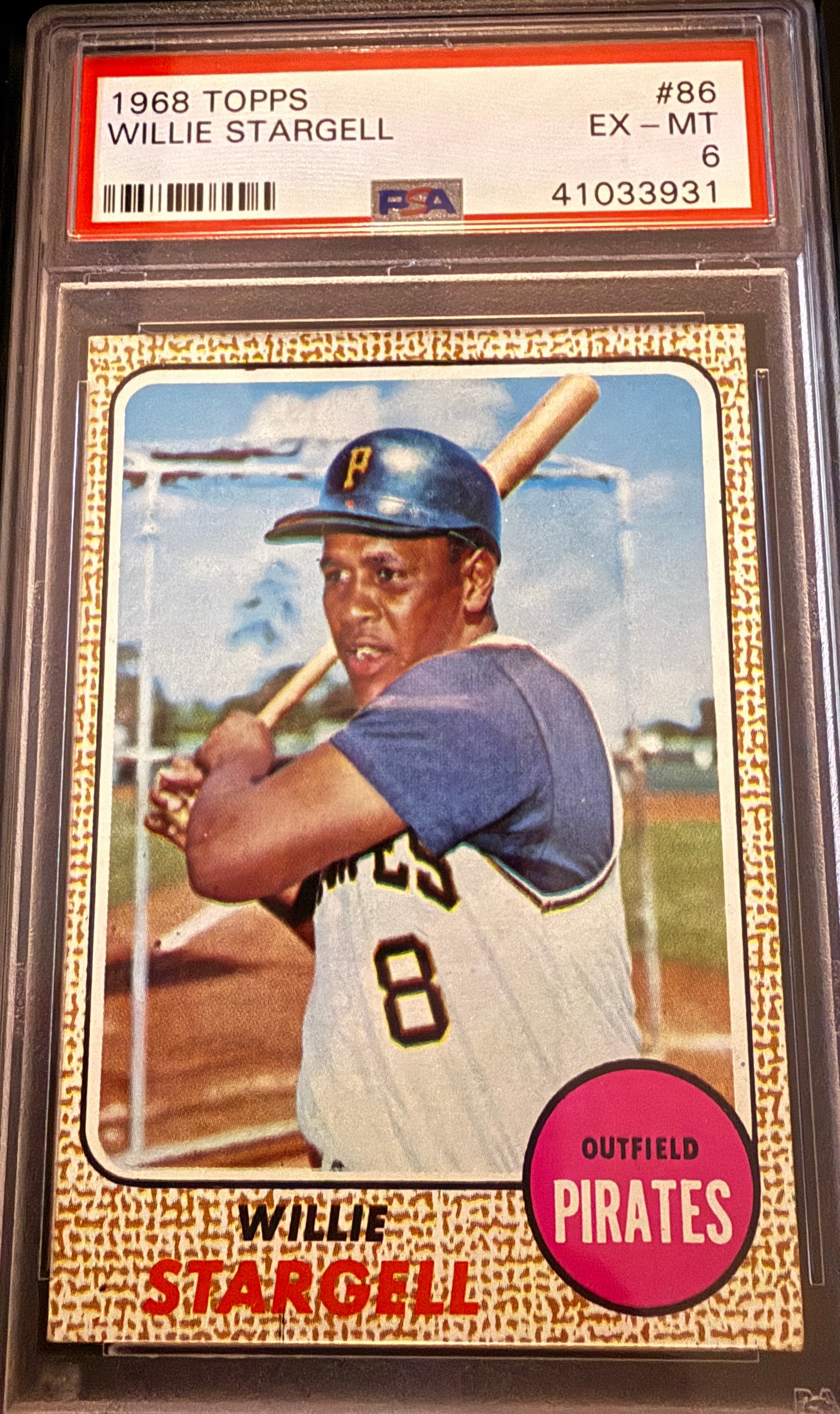1968 Topps Willie Stargell #86 HOF