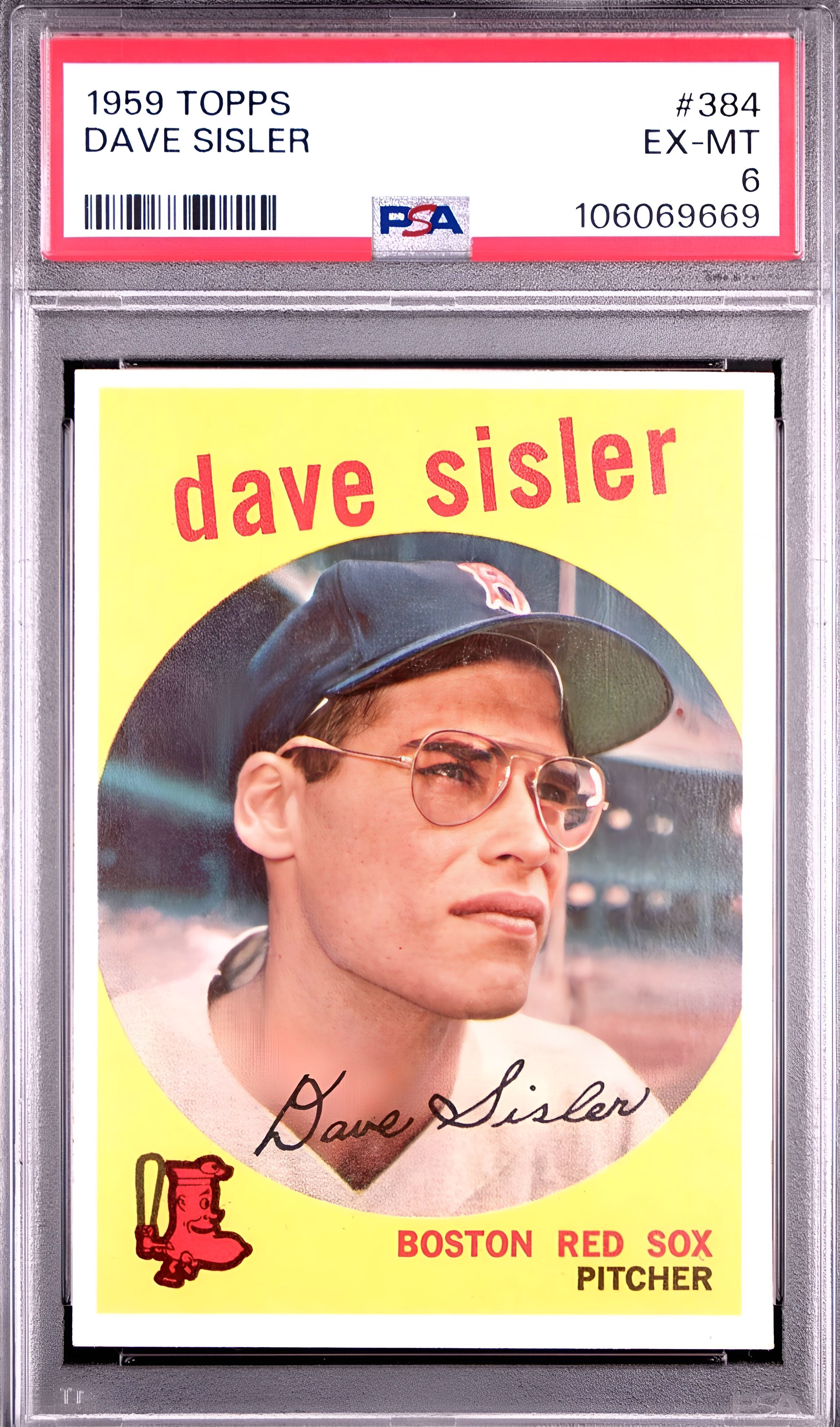 1959 Topps - Dave Sisler #384 PSA 6