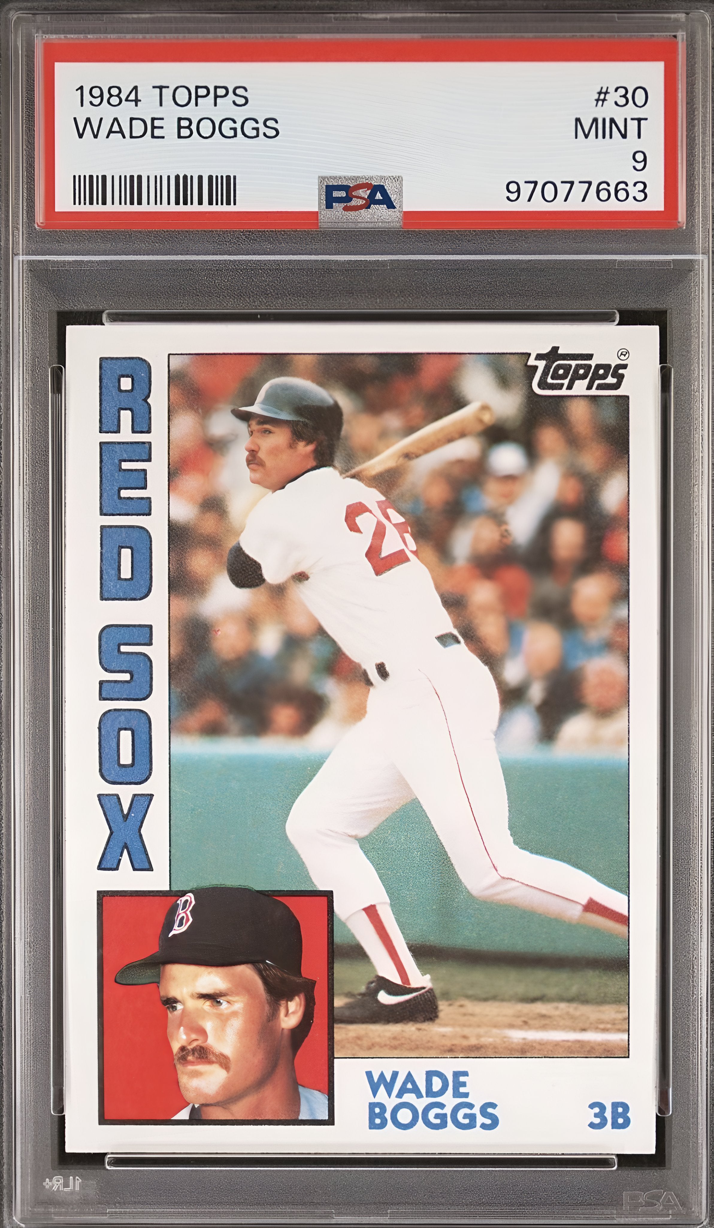 1984 Topps Wade Boggs #30• PSA 9