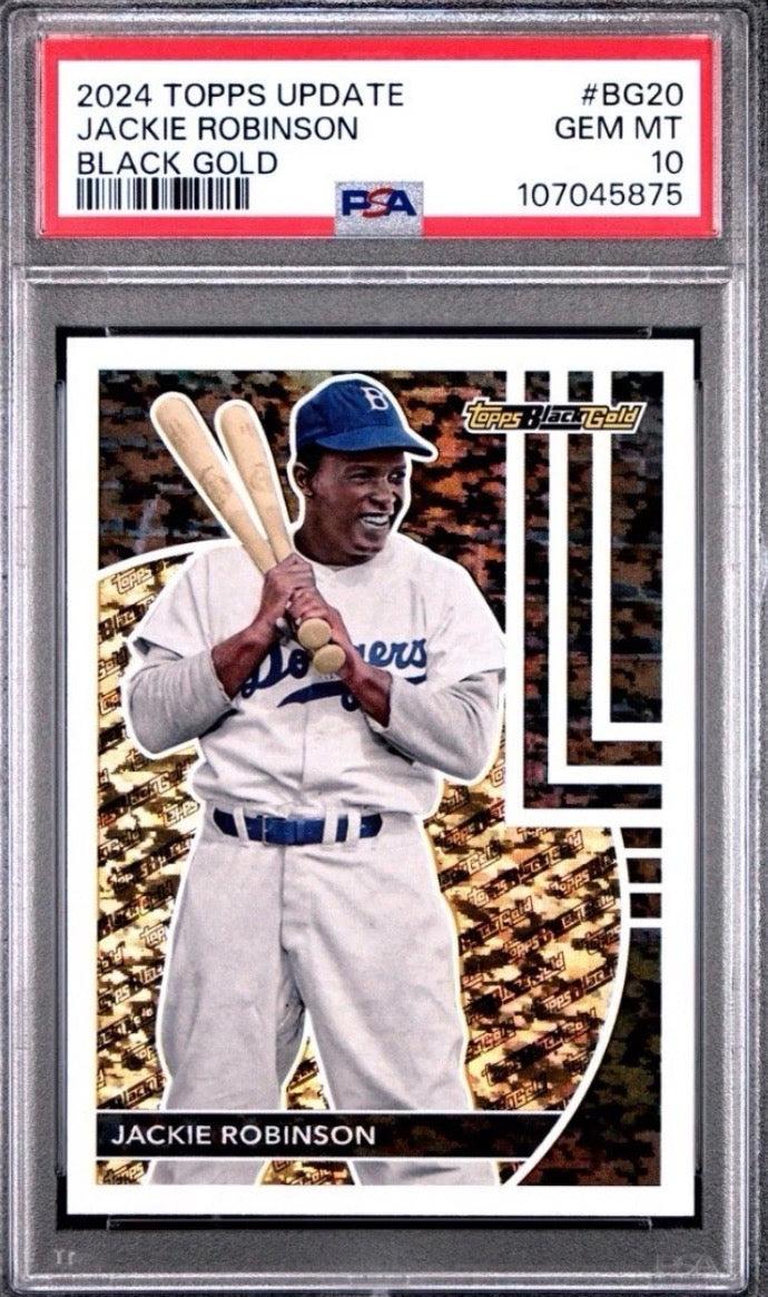 2024 Topps Jackie Robinson Black Gold PSA 10