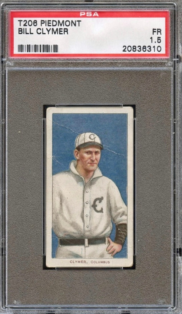 T206 Bill Clymer PSA 1.5 Piedmont