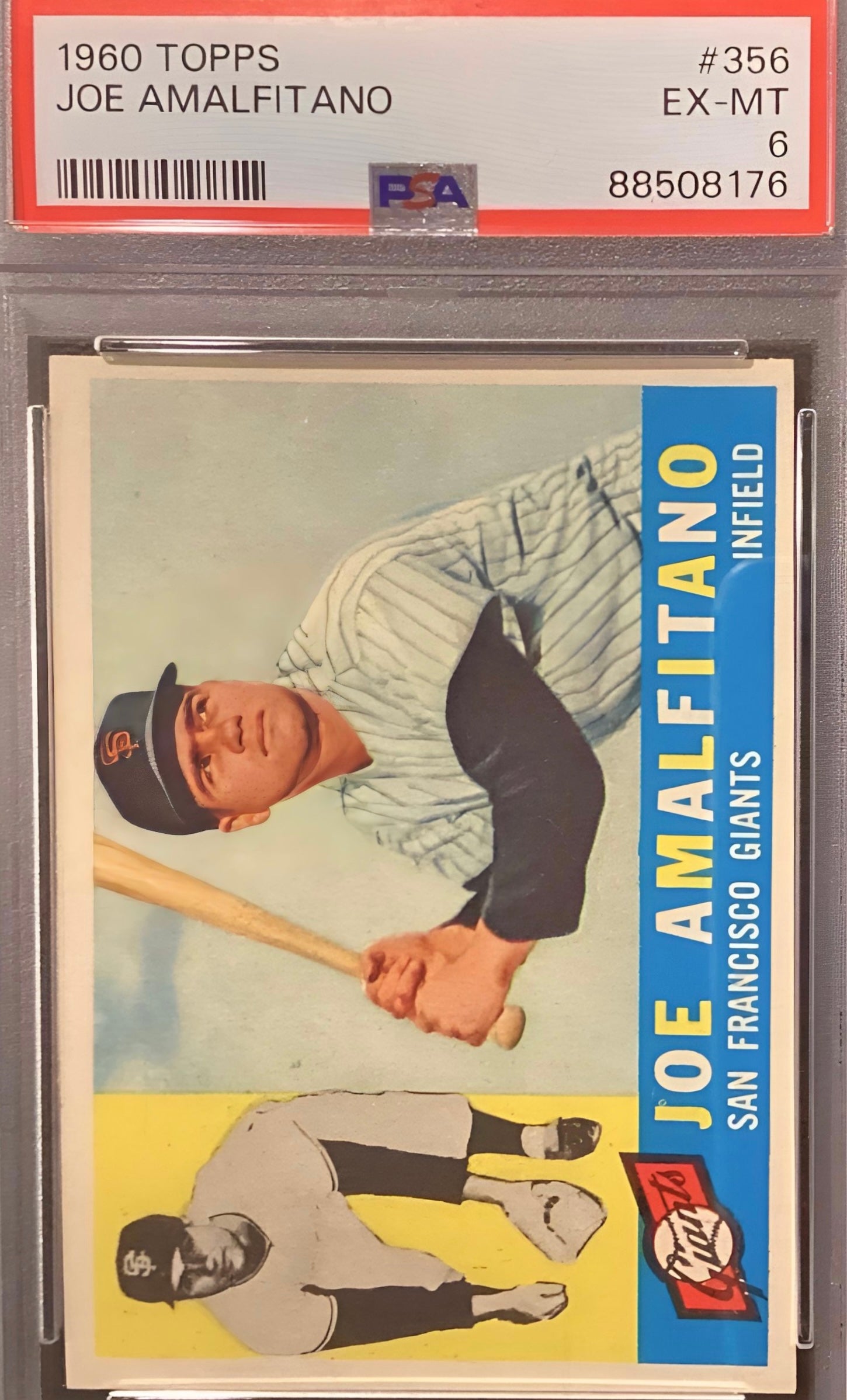 1960 Topps Joe Amalfitano #356 PSA 6 Ex-Mt