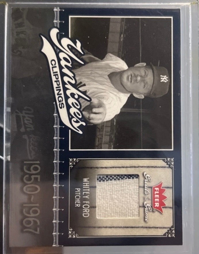 2006 Fleer Greats of the Game - Yankees Clippings Whitey Ford