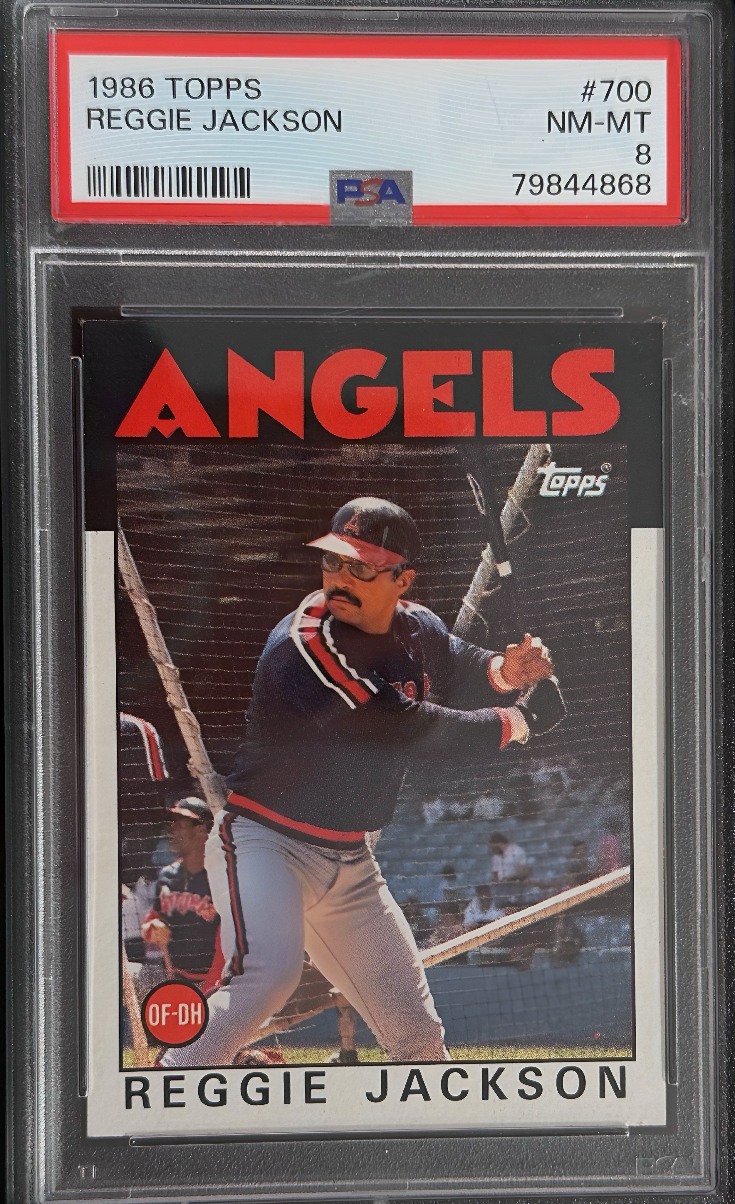 1986 Topps Reggie Jackson #700• PSA 8