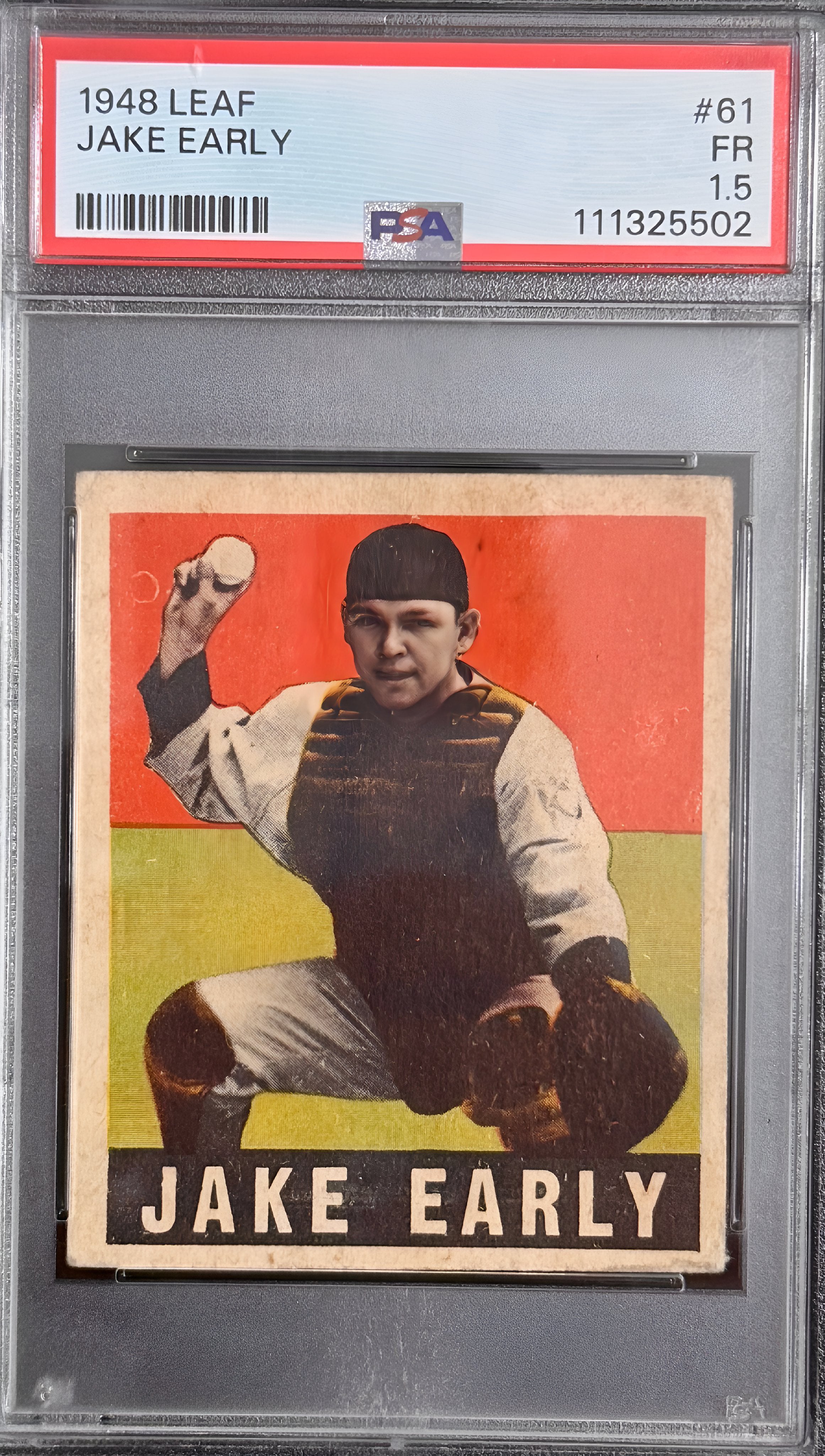 1948 Leaf Baseball Jake Early #61 PSA 1.5