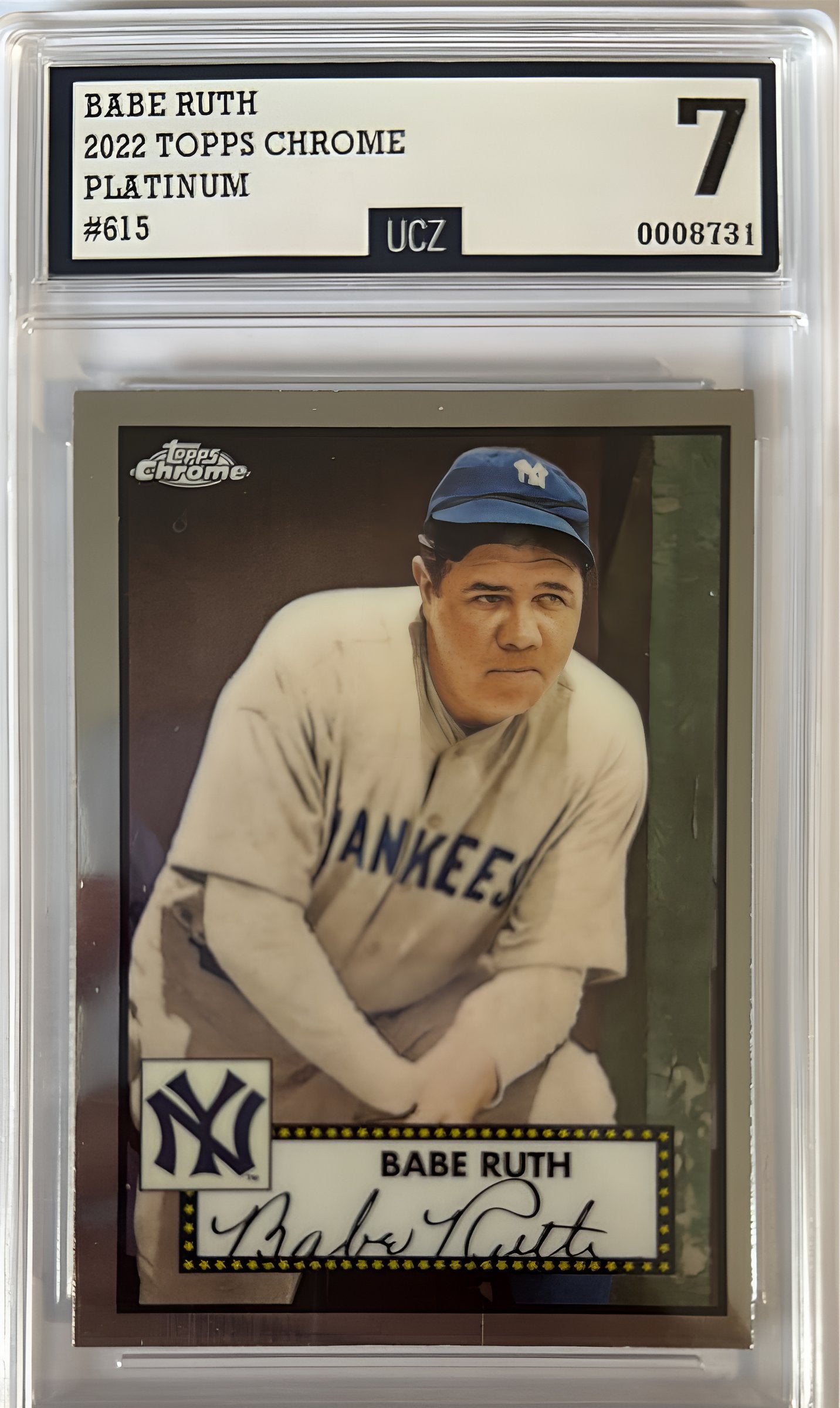 2021 Topps Chrome Platinum Anniversary - Babe Ruth #615 Refractor
