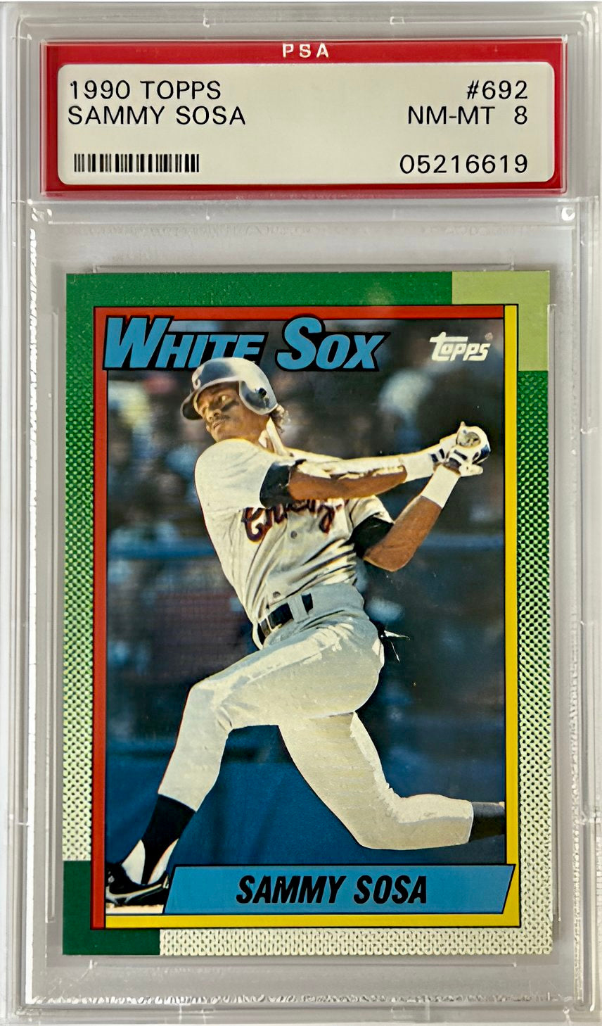 1990 Topps Sammy Sosa #692 PSA 8
