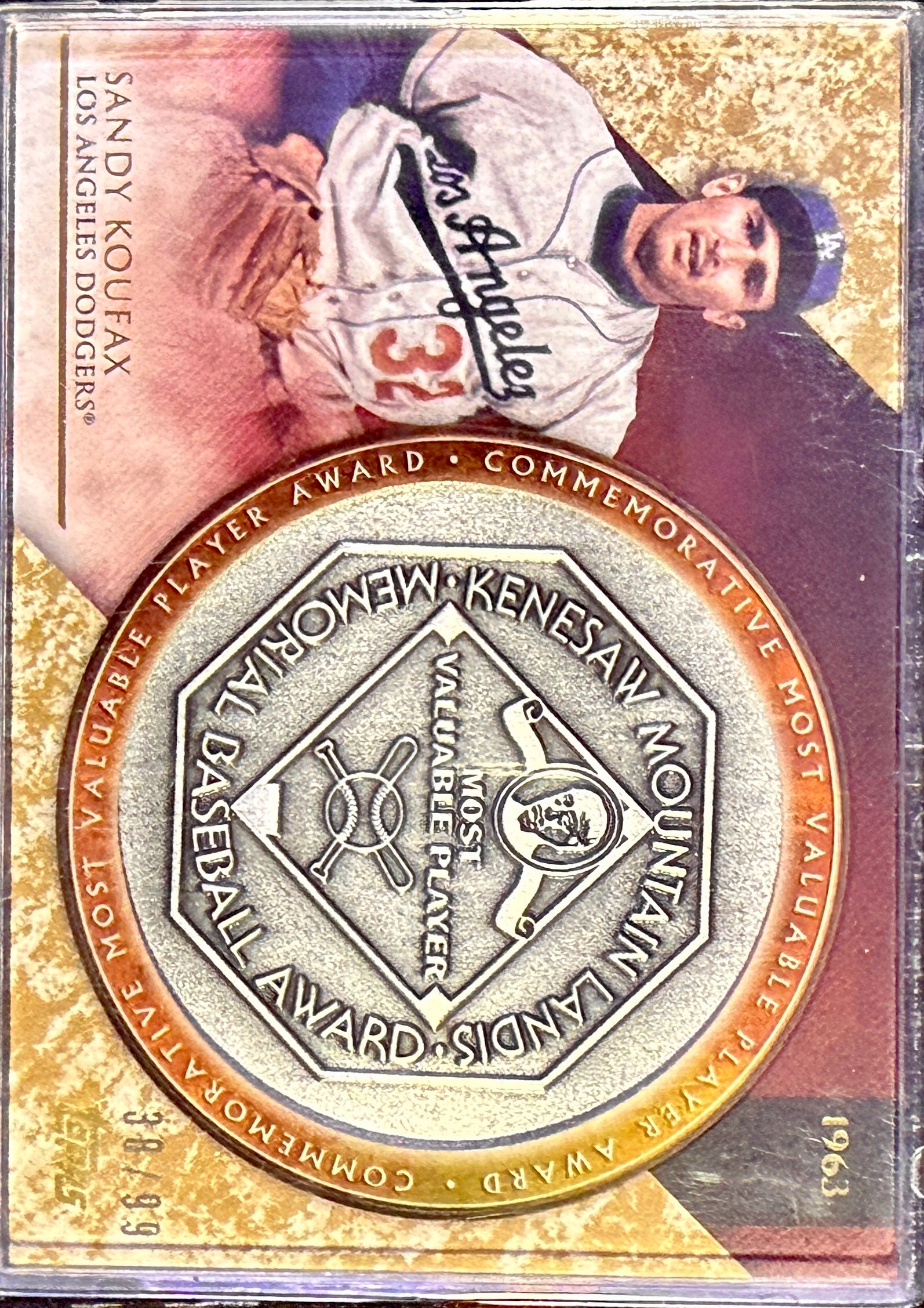 Sandy Koufax 2017 Topps Baseball limited award card