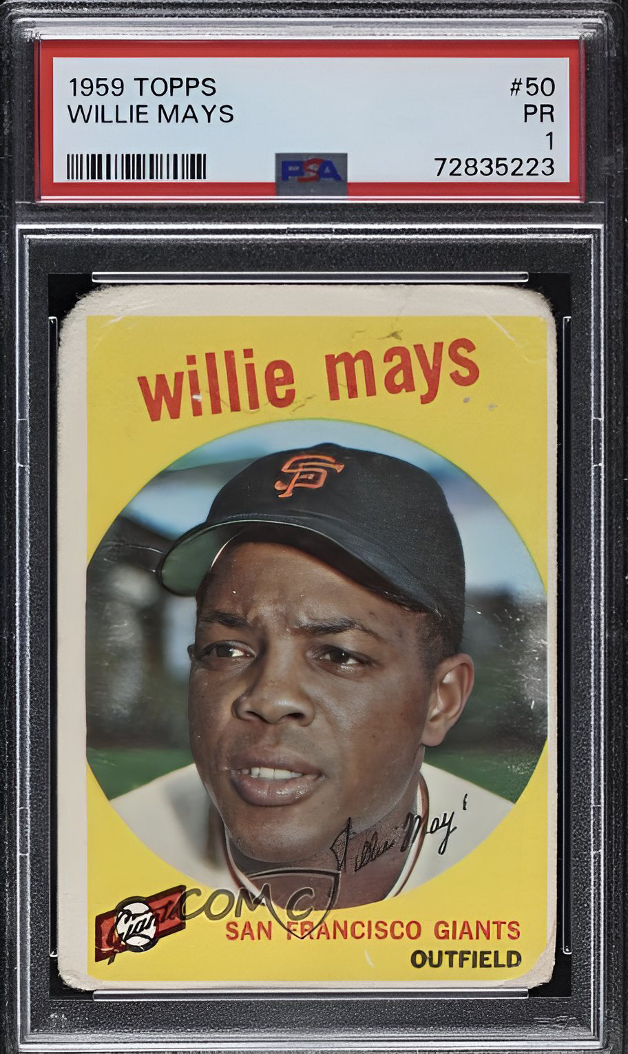 1959 Topps - Willie Mays #50 PSA 1
