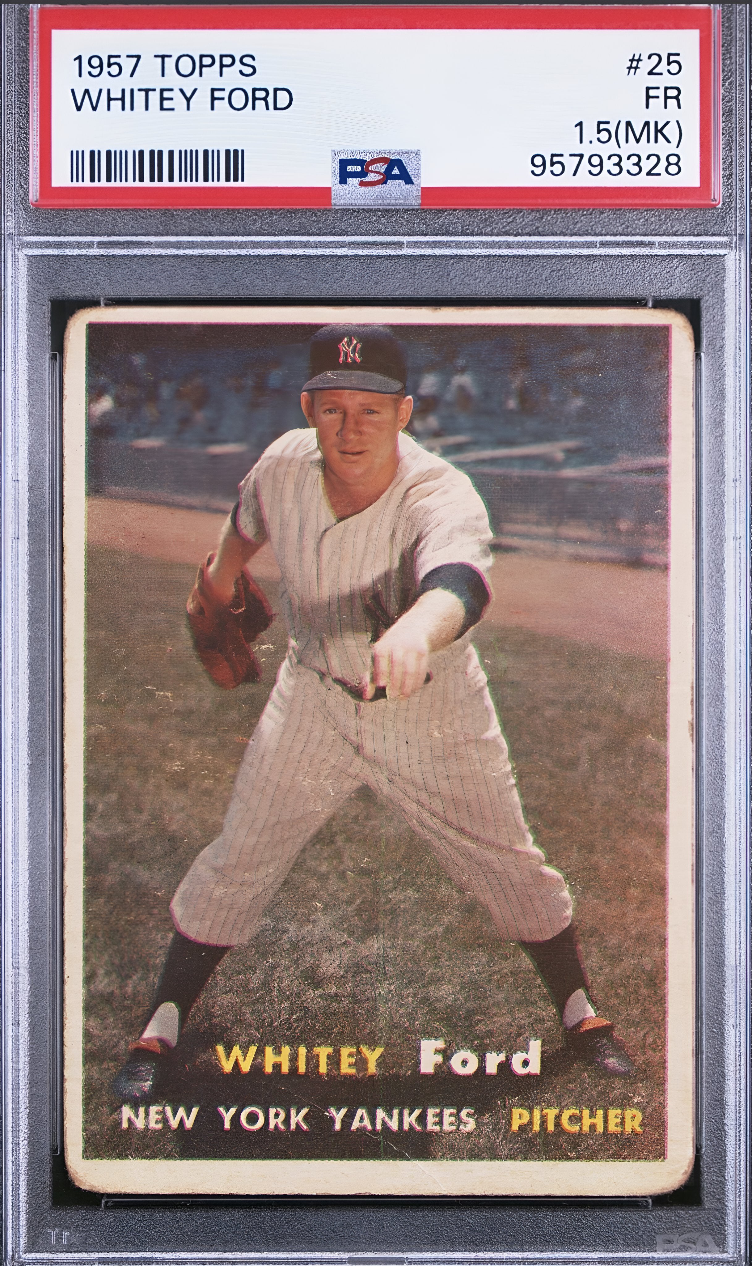 1957 Topps Baseball #25 Whitey Ford PSA 1.5