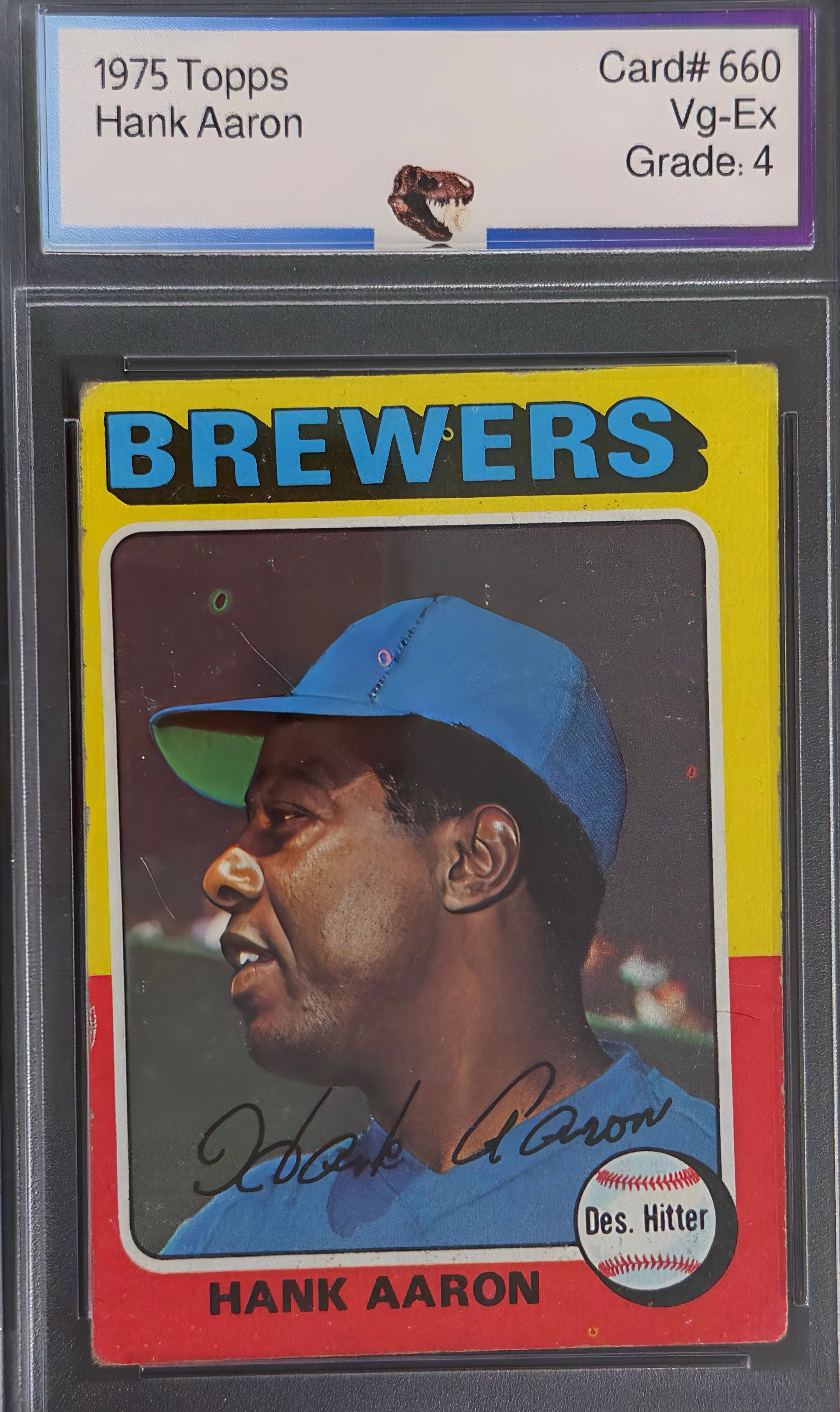 1975 Topps Hank Aaron #660 PSA 4