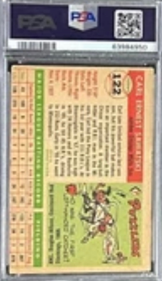 1955 Topps Carl Sawatski #122 Chicago White Sox PSA 2