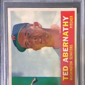 1960 Topps Ted Abernathy #334 PSA 6 Ex-Mt