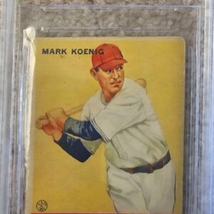 BVG 3 1933 Goudey Mark Koenig #39