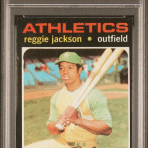 1971 Topps #20 REGGIE JACKSON card! PSA 3