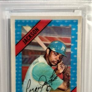 1972 Kelloggs Reggie Jackson PSA 8 HOF