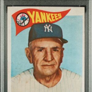1960 TOPPS #227 CASEY STENGEL NEW YORK YANKEES HOF PSA 4 VG EX