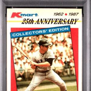 1987 MICKEY MANTLE KMART 25TH ANNIVERSARY CARD #5 PSA 3