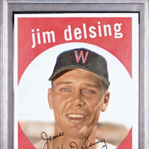 1959 Topps -Jim Delsing #386 PSA 7