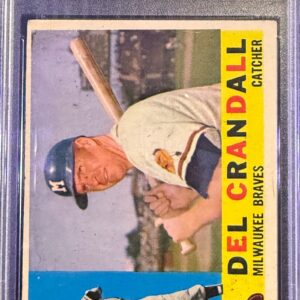1960 Topps Del Crandall #170 Milwaukee Braves PSA 3