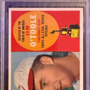 1960 Topps Jim O'Toole #325 Cincinnati Reds PSA 4