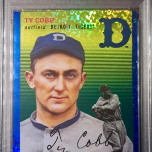 2023 Topps Chrome Platinum #464 Ty Cobb. Blue Diamond Refractor 178/199 fresh grade PSA 9 MINT