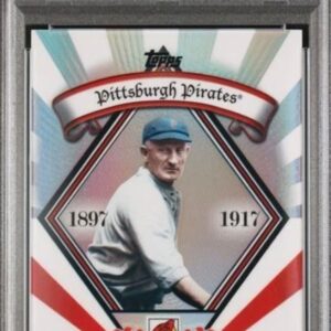 2009 Topps Legends Chrome Wal-Mart PR-4 Honus Wagner Platinum Refractor PSA 9 SP