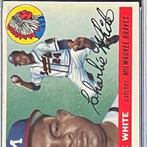 1955 Topps Charlie White Rookie RC #103 Milwaukee Braves PSA 4