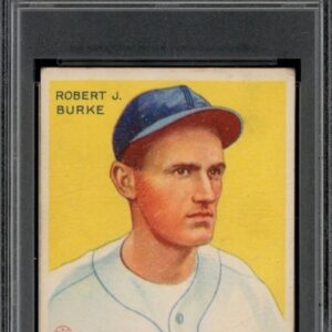 1933 Goudey Set-Break # 71 Robert J. Burke PSA 1 POOR