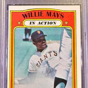 1972 Topps - In Action Willie Mays #50 PSA 6