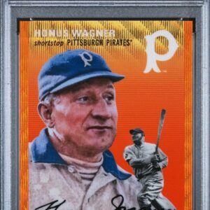 2023 Topps Chrome Platinum 324 Honus Wagner Orange Wave Refractor PSA 8.5 #6/25