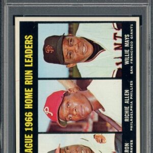 1967 Topps #244 NL Home Run Leaders- PSA: 7